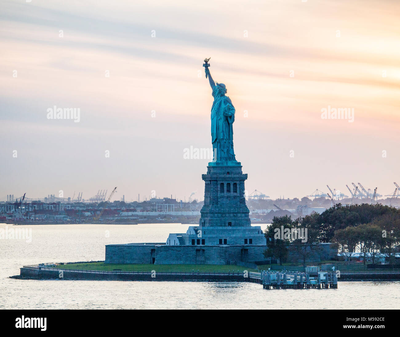 Lo stato della libertà Foto Stock