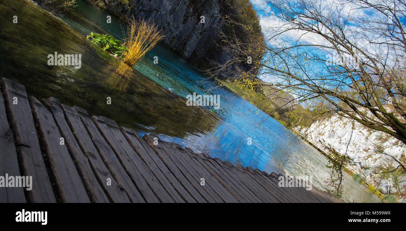 Lago di Plitvice - Croazia Foto Stock