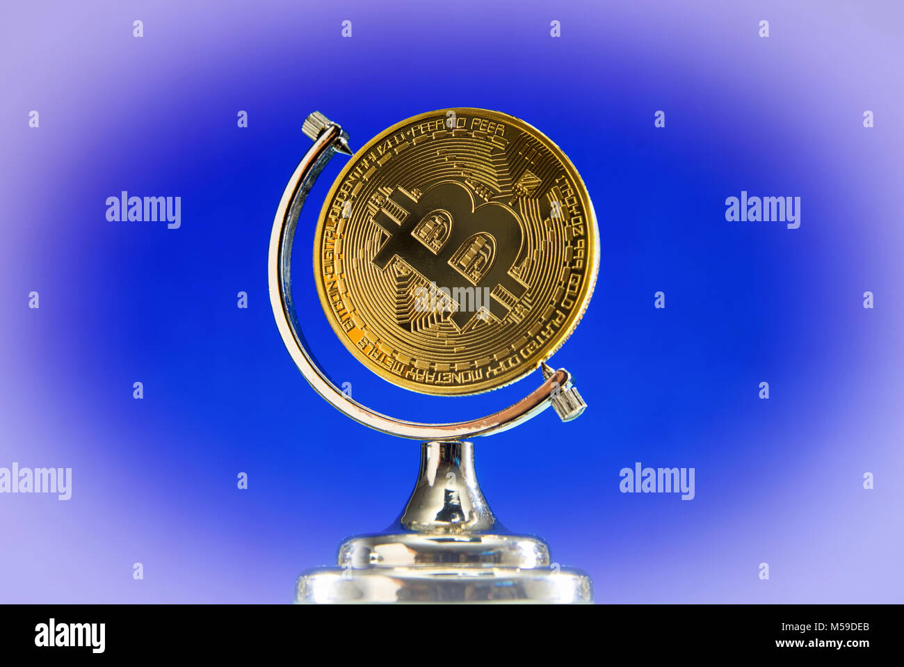 Montreal, Canada, 21 Febbraio,2018.Bitcoin.Credit:Mario Beauregard/Alamy Live News Foto Stock