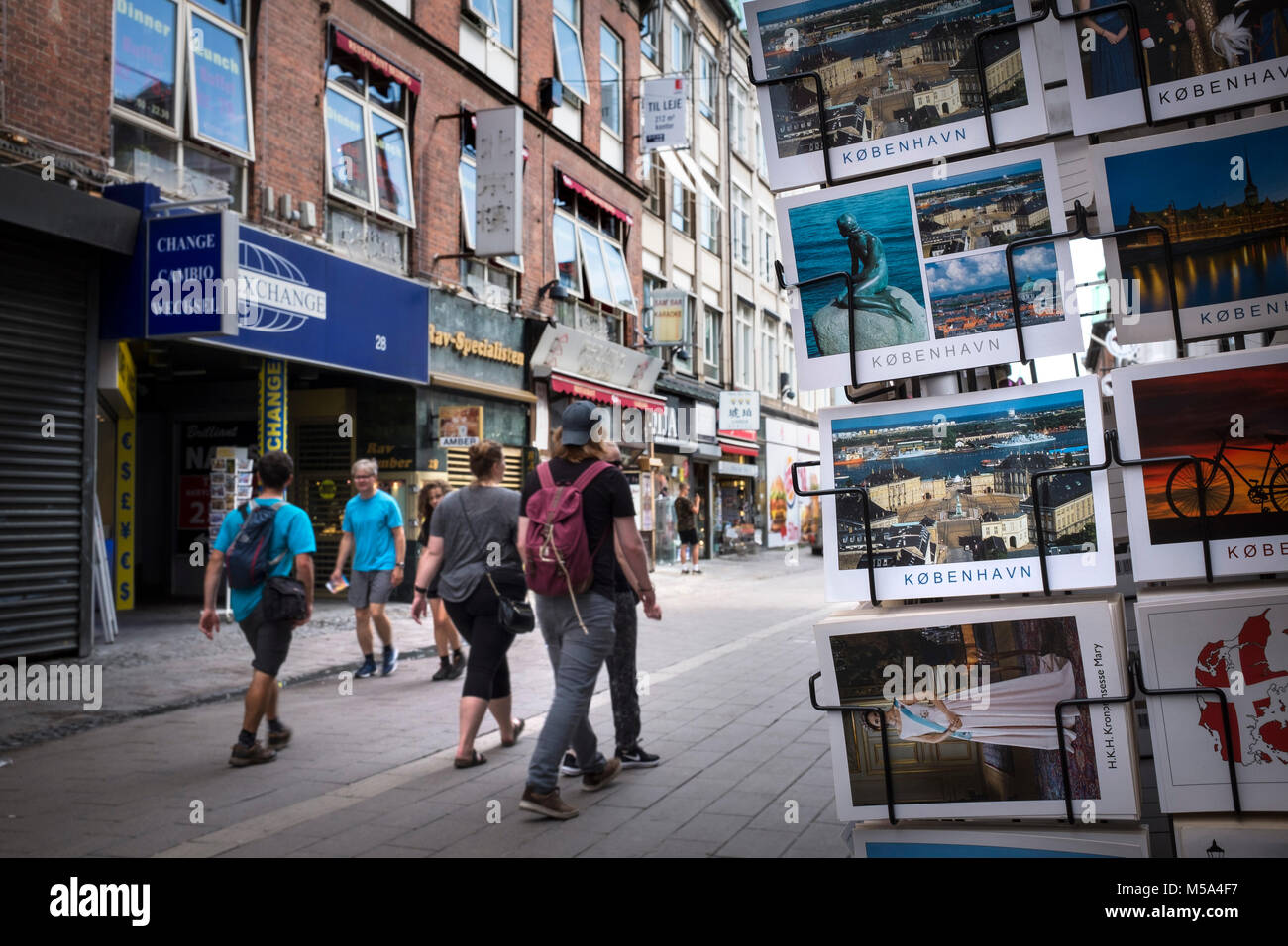 Danimarca, Copenaghen, cartolina Foto Stock