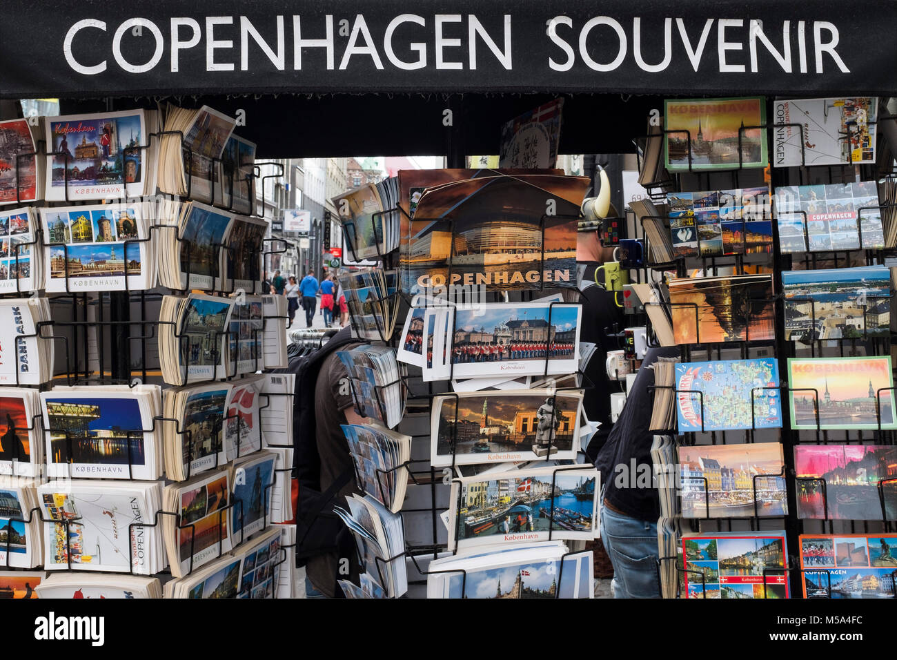 Danimarca, Copenaghen, cartolina Foto Stock