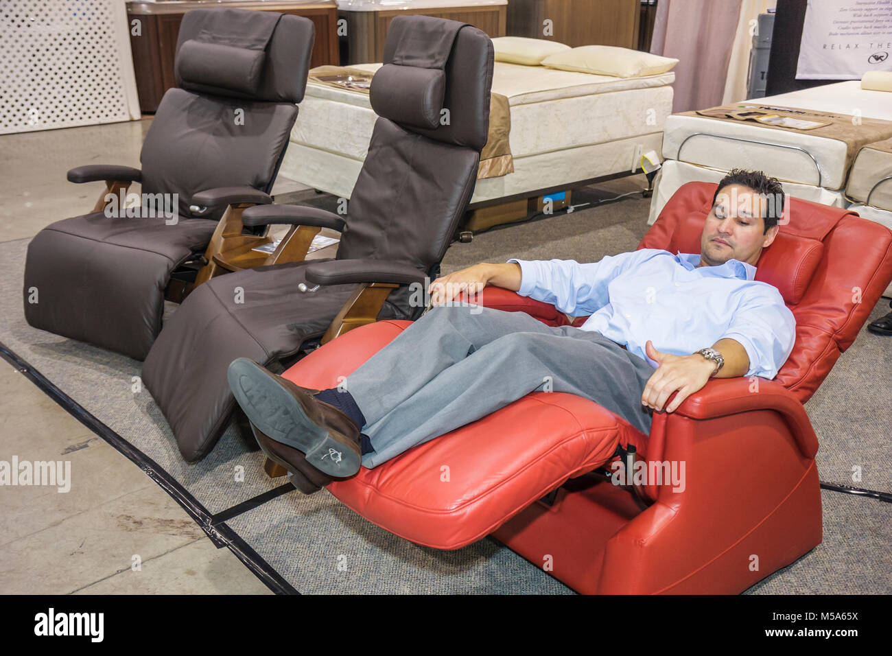 Miami Beach Florida,Centro Congressi,centro,Miami Spring Home and Design remodeling Show,prodotti,esposizioni,miglioramenti,residenziale,decorare,acquirenti Foto Stock