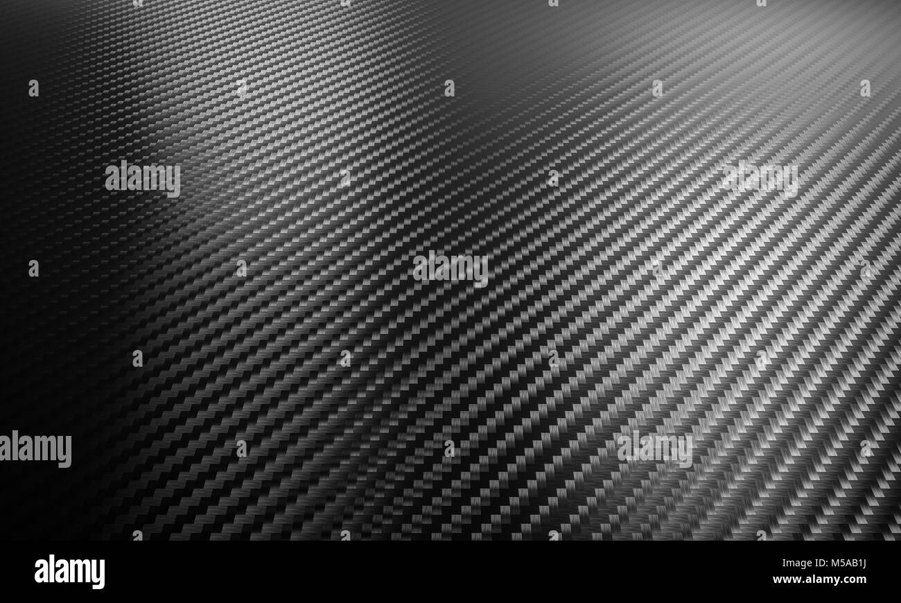 Fibra di carbonio background 3d rendering immagine Foto Stock