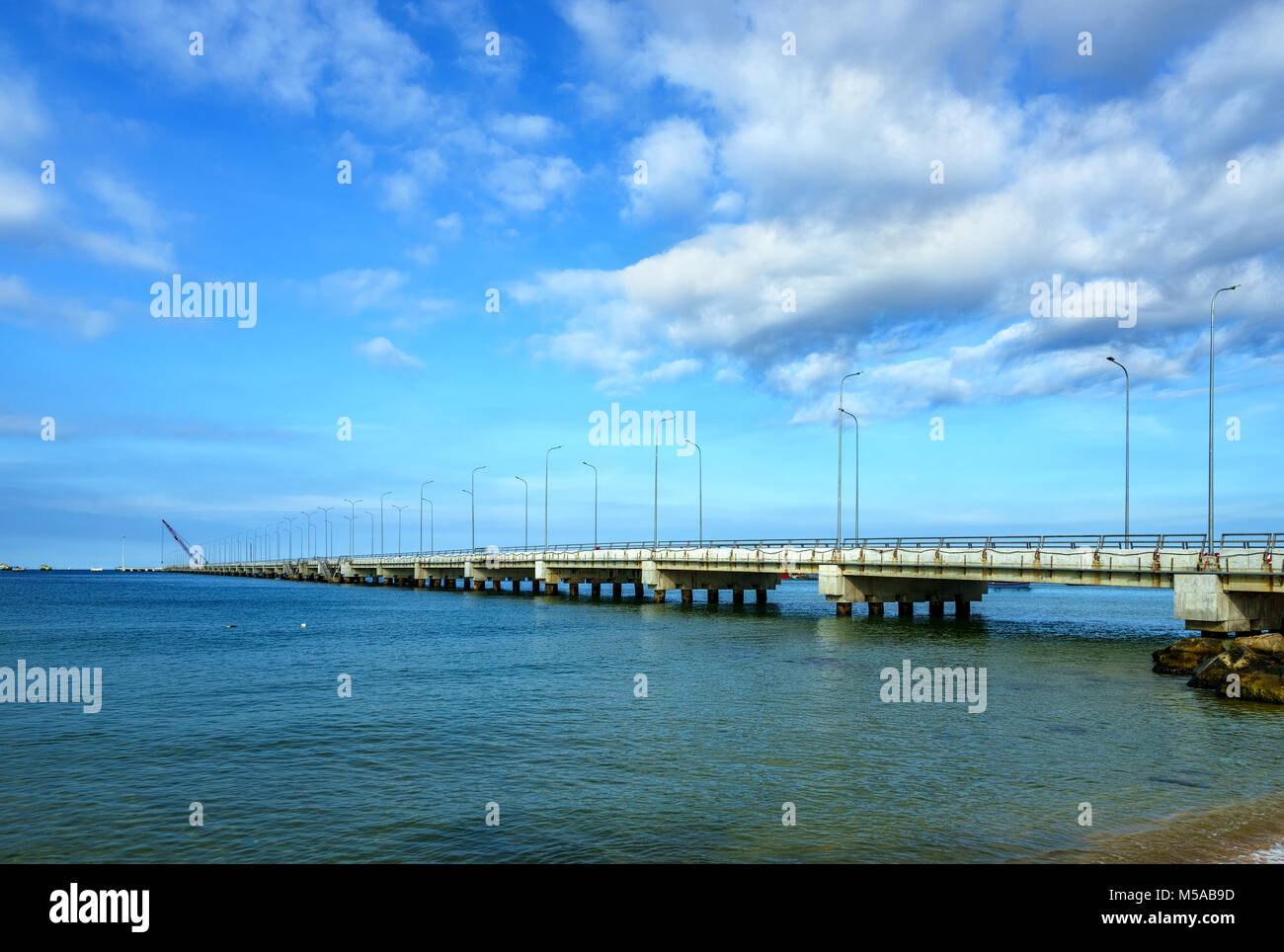 Porto all'isola di Phu Quoc, Vietnam Foto Stock