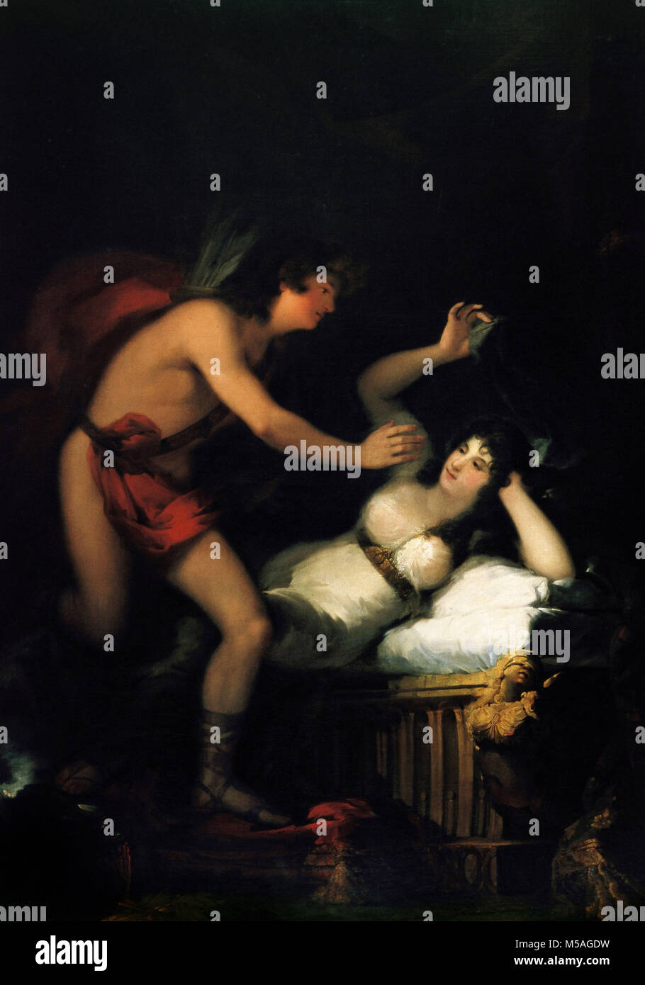 Francisco de Goya - Allegoria di Amore, Amore e Psiche Foto Stock