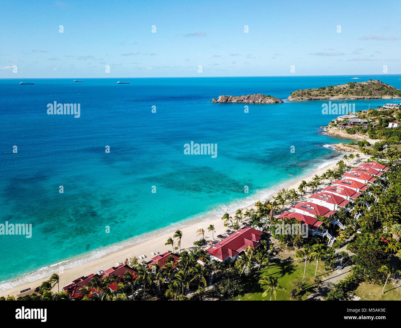 Galley Bay Beach Resort e Spa, Antigua Foto Stock