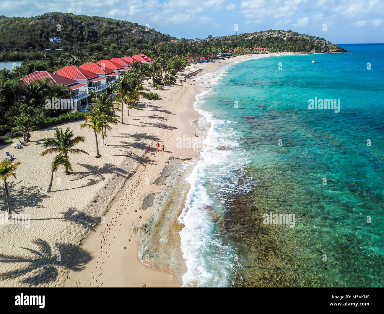 Galley Bay Beach Resort e Spa, Antigua Foto Stock