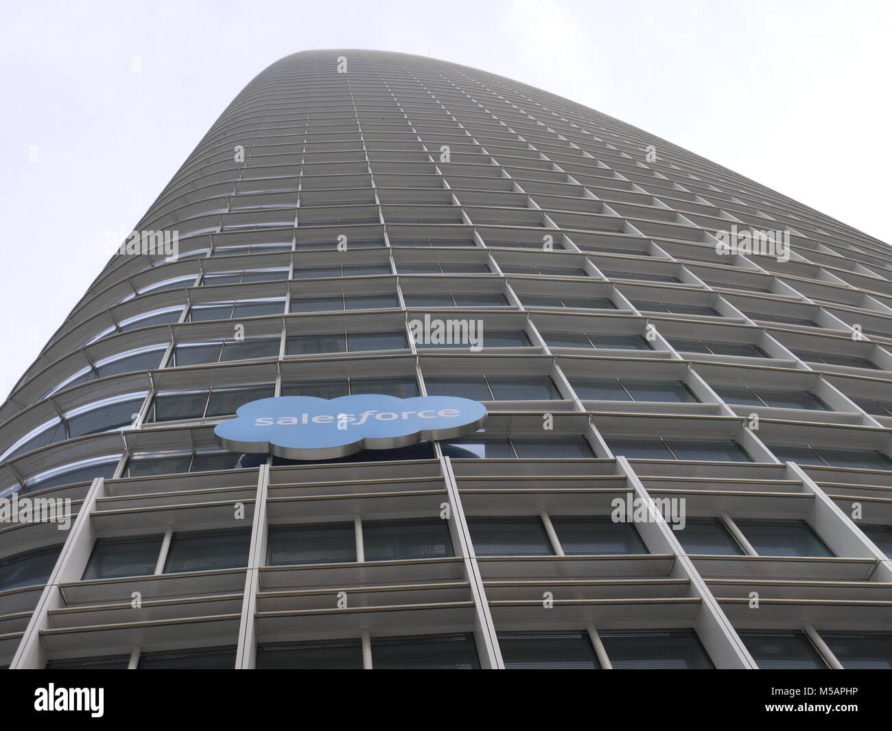 Salesforce sede aziendale nel centro della città di San Francisco, Stati Uniti d'America Foto Stock