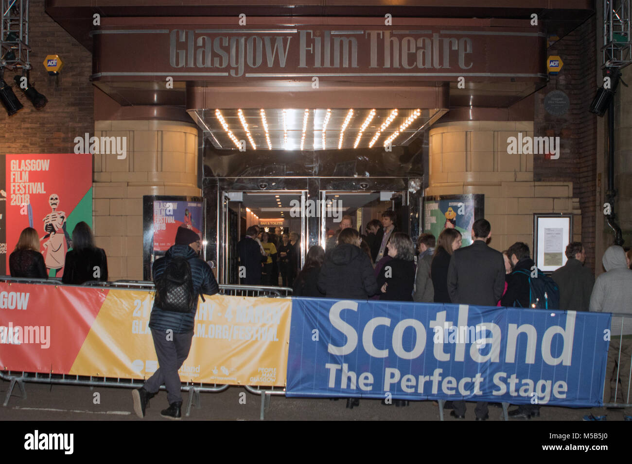 Glasgow Scotland Regno Unito Il 21 Febbraio 2018