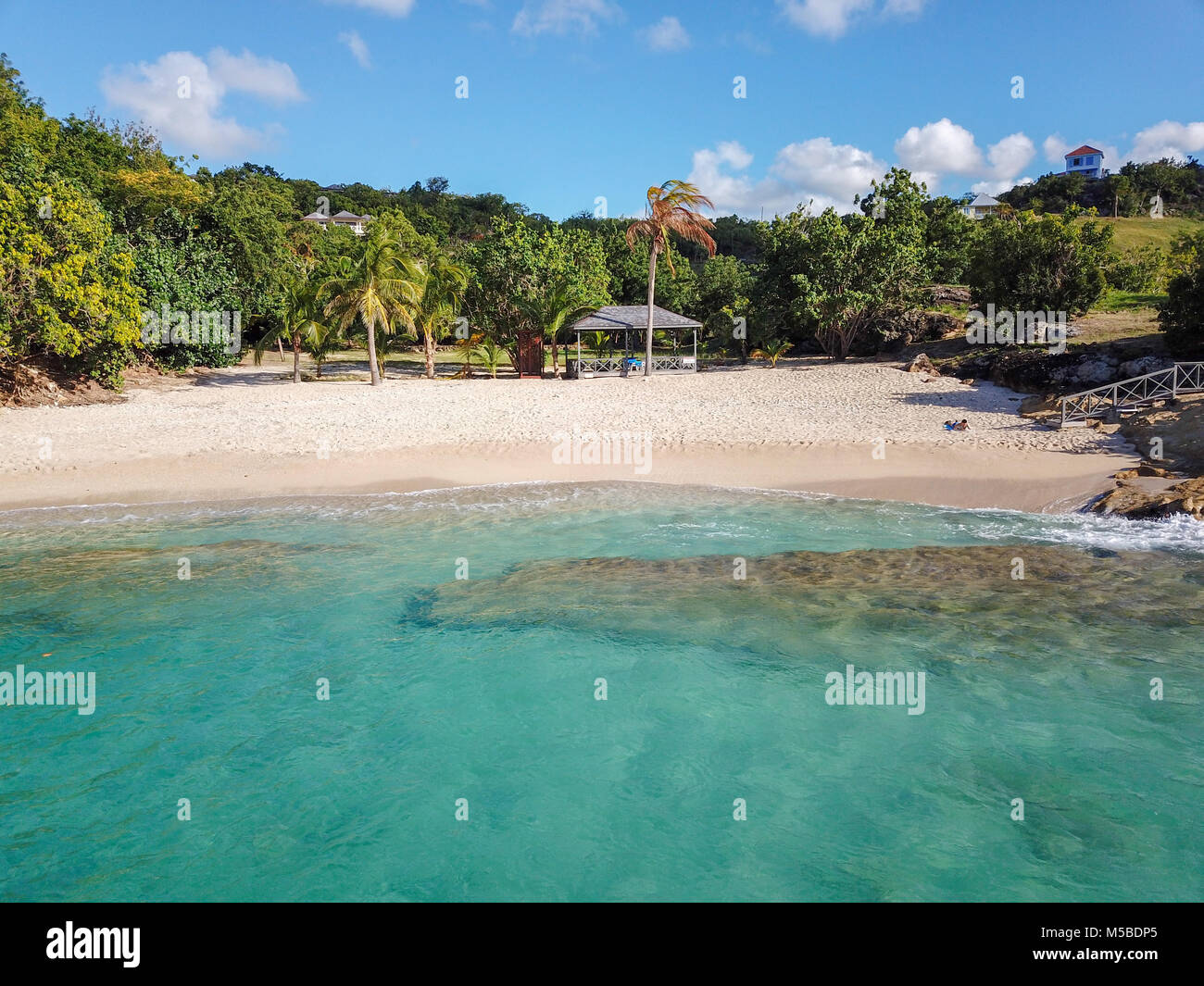Galley Bay Beach, Antigua Foto Stock