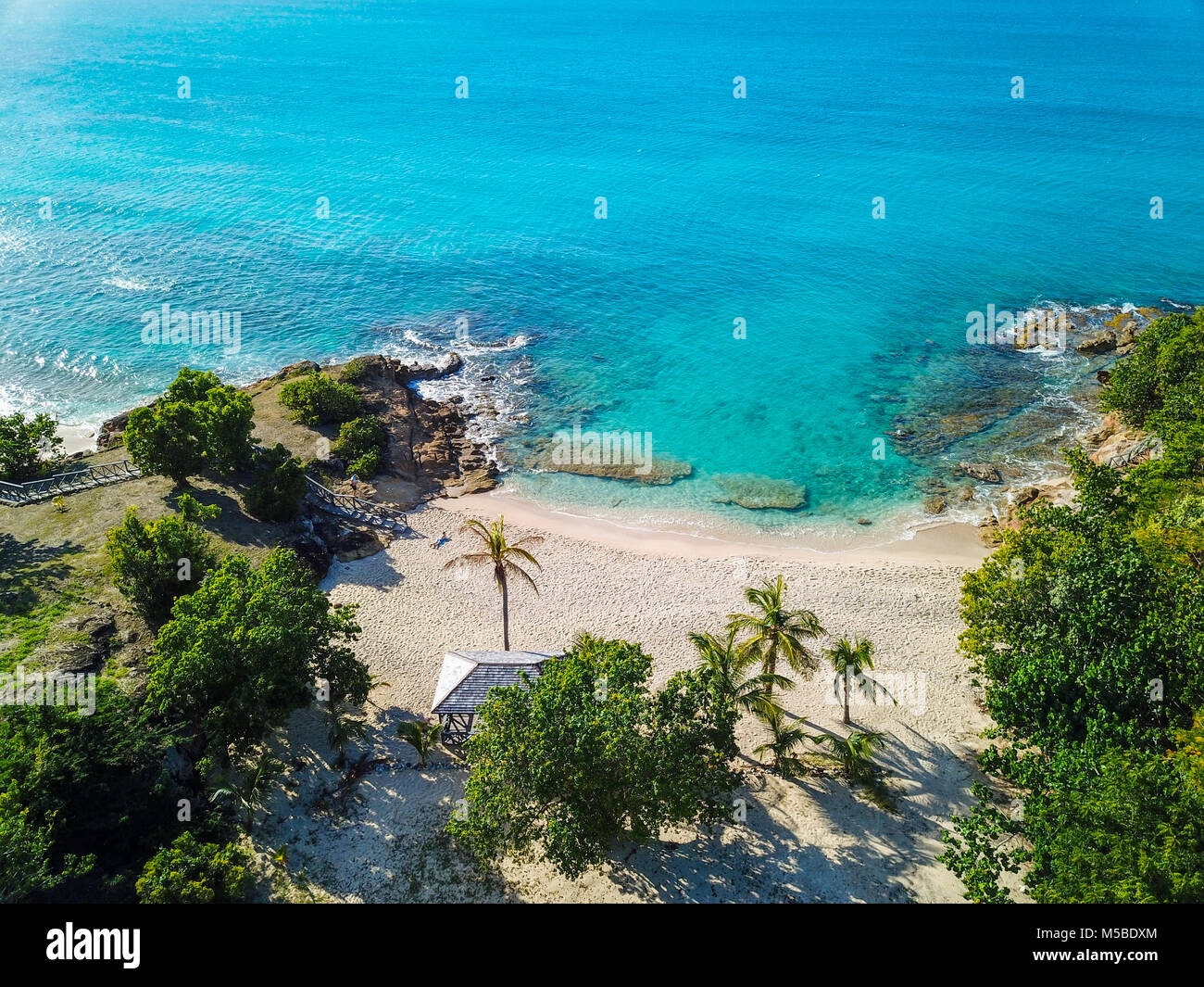 Galley Bay Beach, Antigua Foto Stock