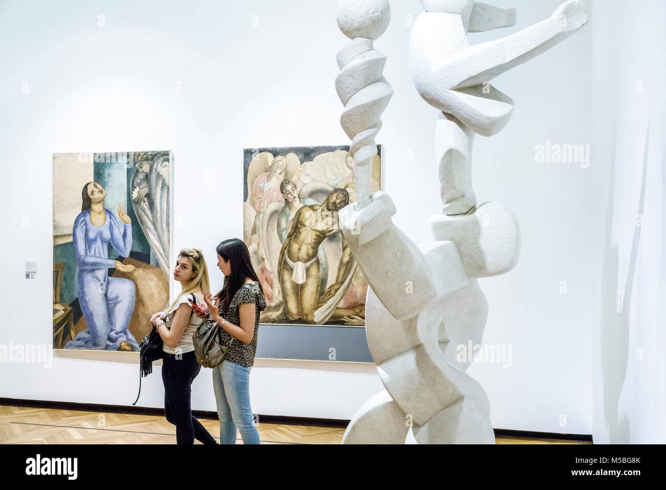 Buenos Aires Argentina,Recoleta,Museo Nacional de Bellas Artes Museo Nazionale di Belle Arti,interno,gallerie d'arte,dipinti,Alfredo Gutter Foto Stock