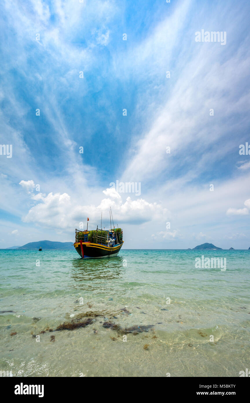 Un Hai Beach, Con Dao island, Ba Ria Vung Tau, Vietnam Foto Stock