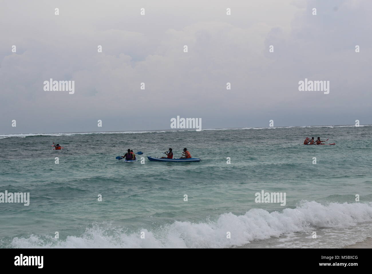 La bellissima spiaggia di Bali Foto Stock