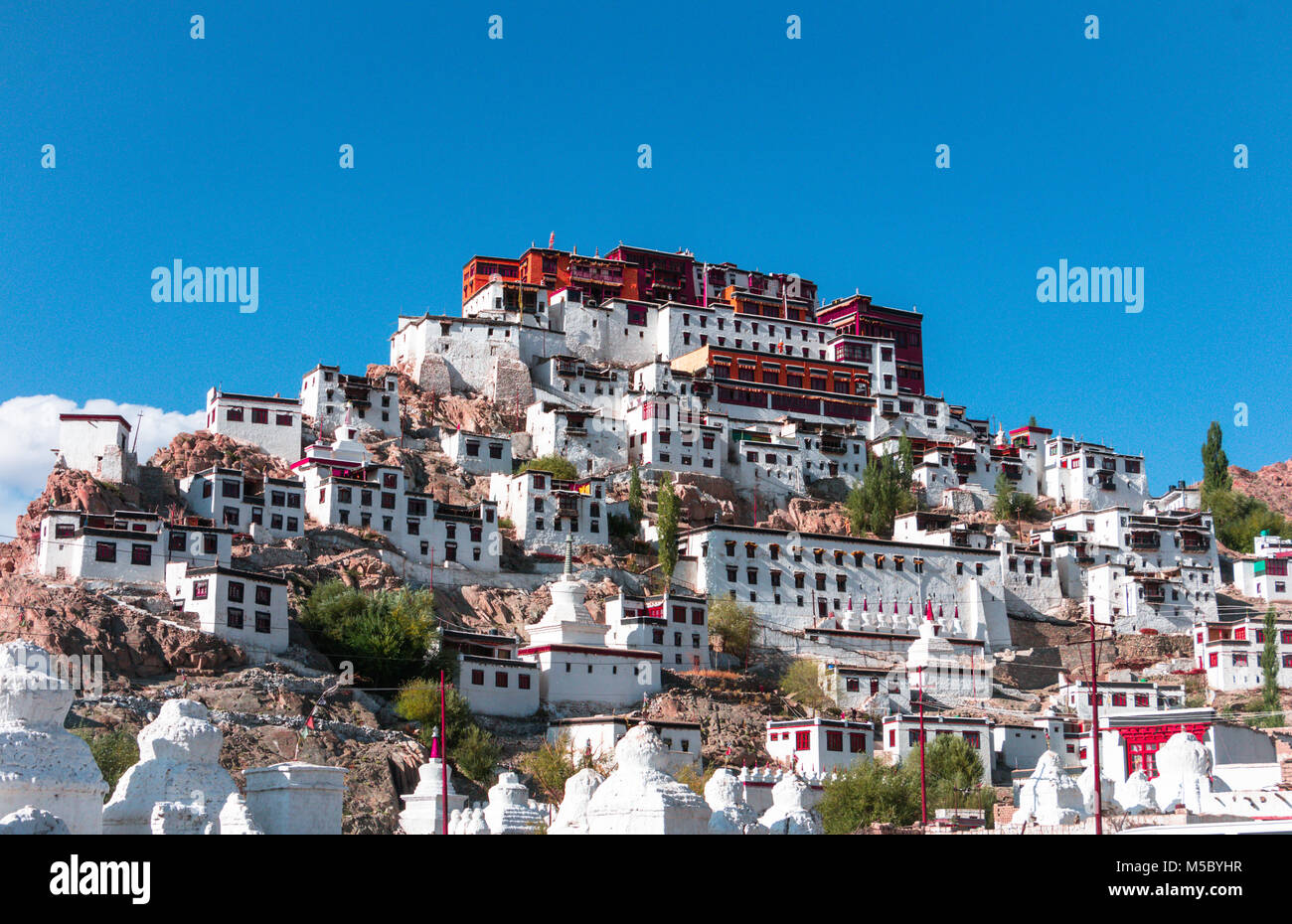 Monastero di Shey, Leh Ladakh, Jammu Kashmir India Foto Stock