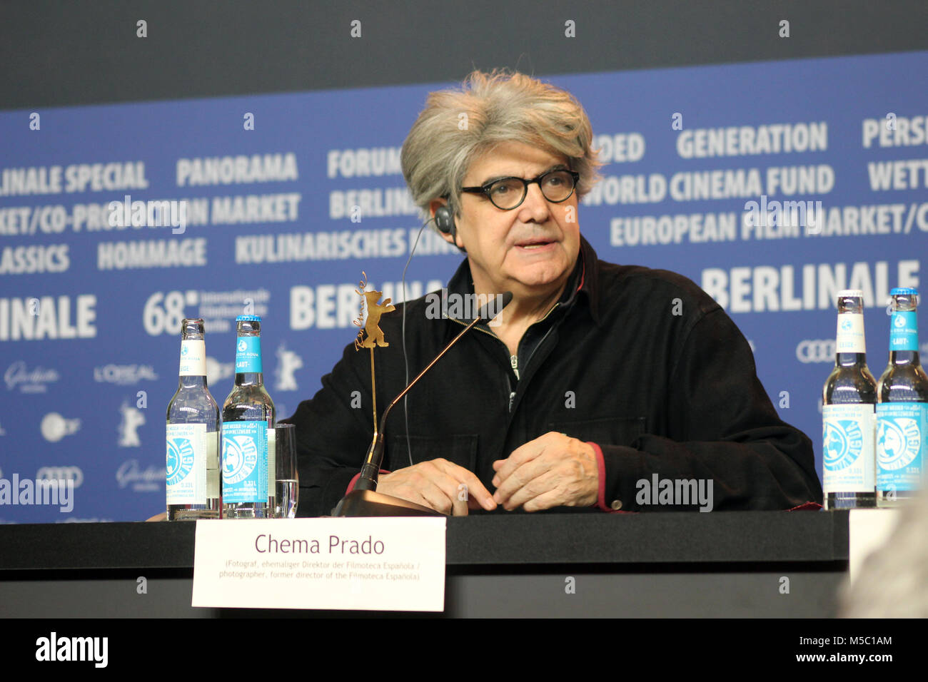 Tom Tykwer, Cécile de France, Chema Prado, Adele Romanski, Ryūichi Sakamoto, Stephanie Zacharek, Dove: Berlino/Germania, sessantottesima BERLINALE Foto Stock