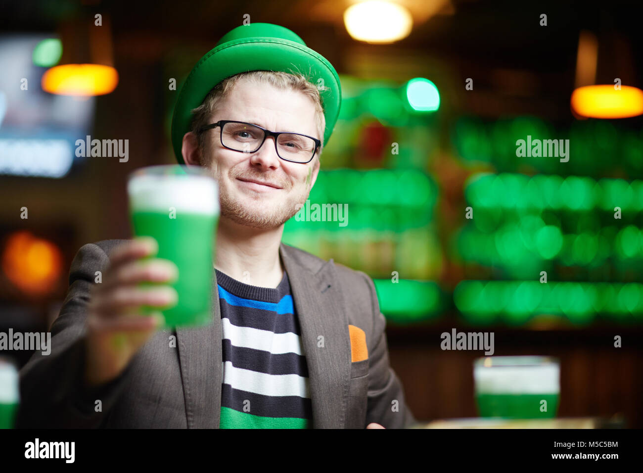Il giorno di San Patrizio Foto Stock