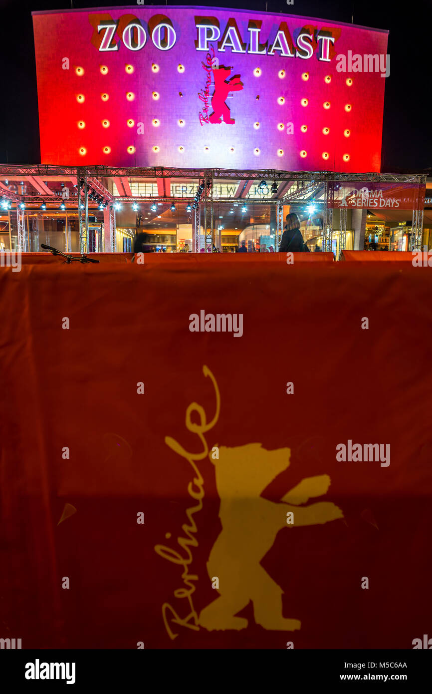 Cinema Zoo Palast durante il Filmfestival Berlinale Berlino 2018. Foto Stock