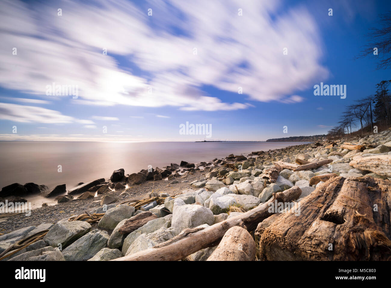 White rock sole fuori Foto Stock