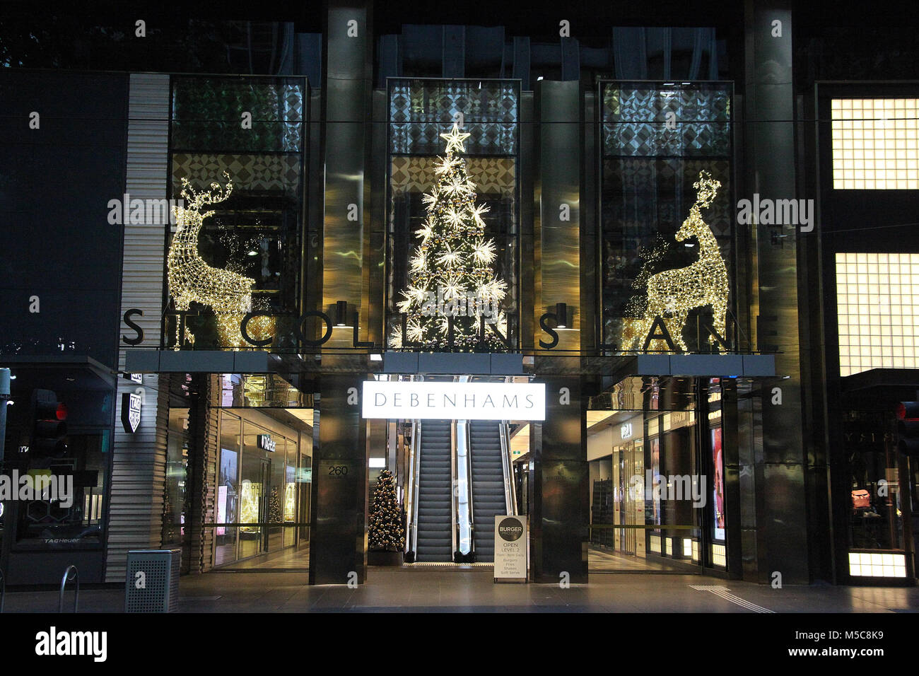 Il Natale a Melbourne Foto Stock