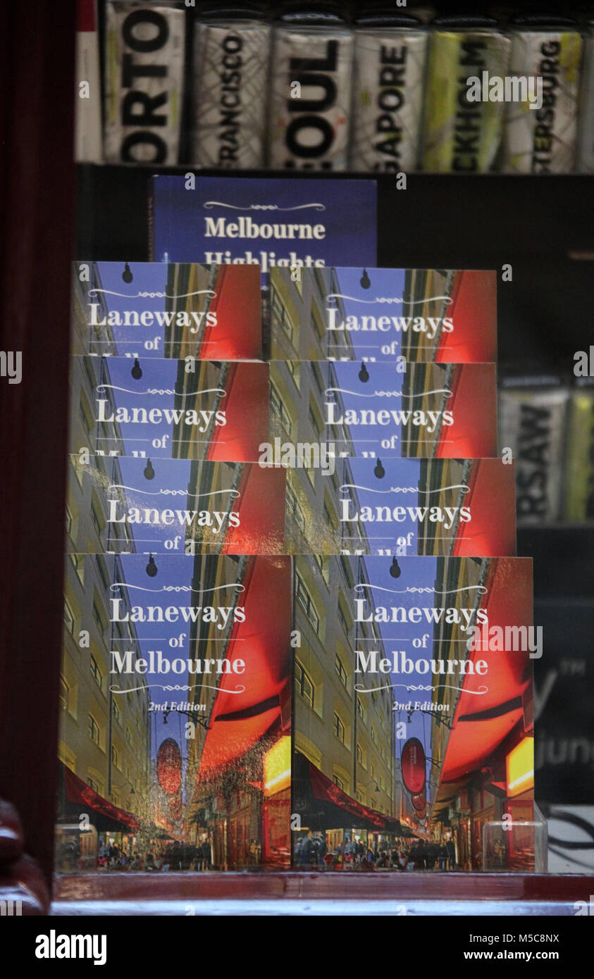 Laneways di Melbourne Foto Stock