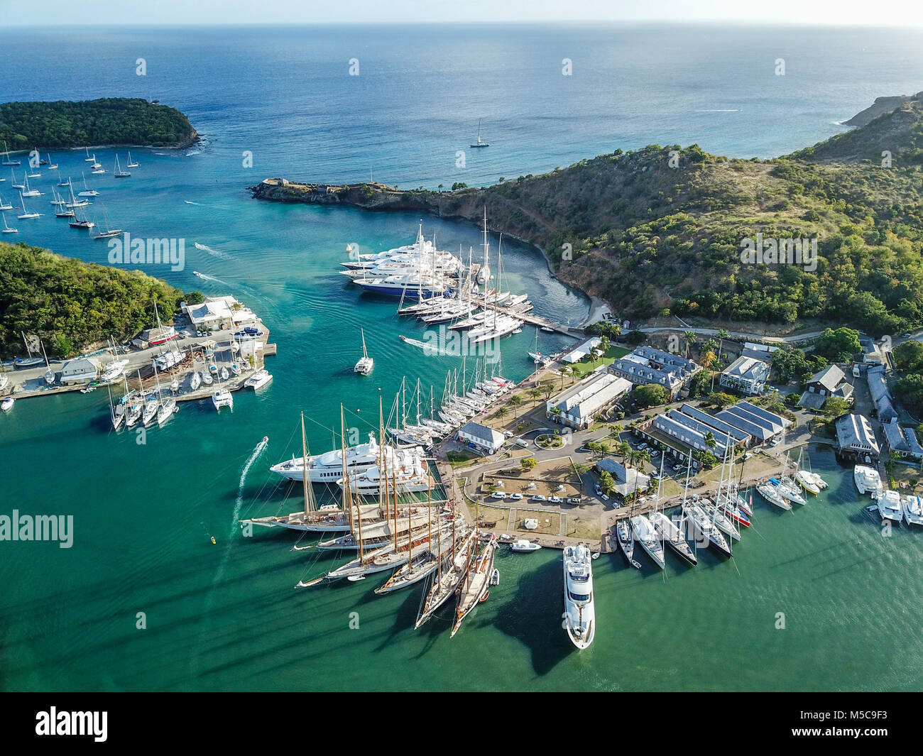 Nelson's Dockyard, Antigua Foto Stock