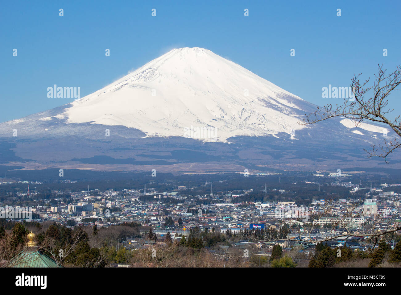 Un tempio buddista in Higashitanaka, Gotenba, Prefettura di Shizuoka 412-0026, Giappone Foto Stock