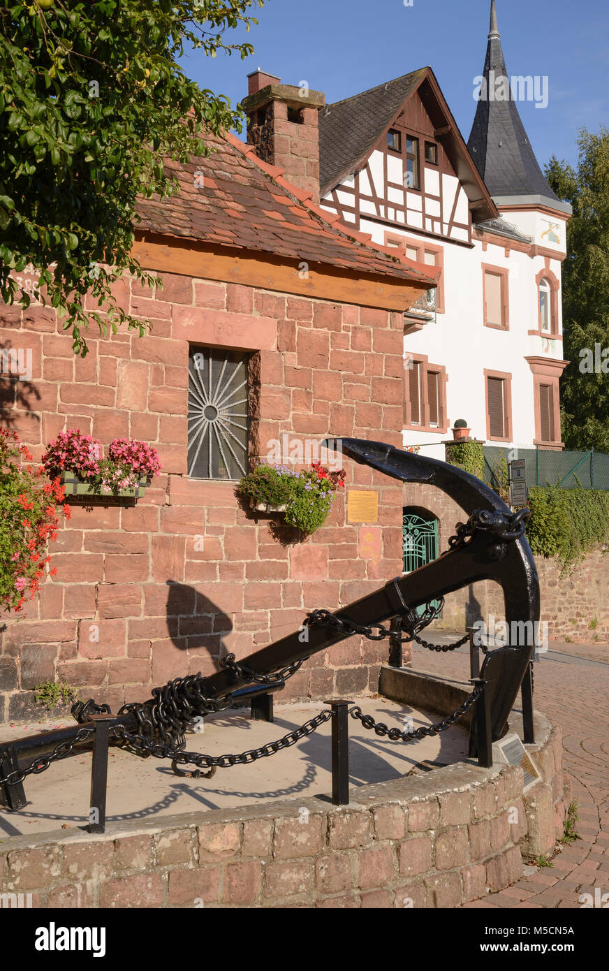 Neckarsteinach, Assia, Deutschland Foto Stock