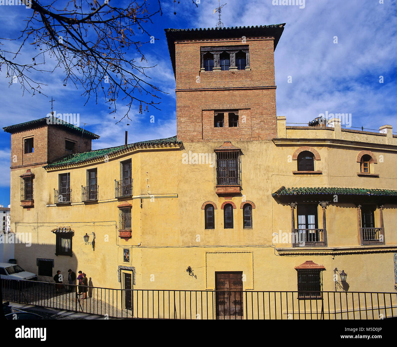 La casa del re Moro - facciata, Ronda, provincia di Malaga, regione dell'Andalusia, Spagna, Europa Foto Stock