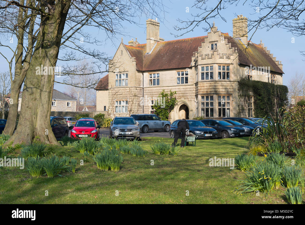 Hargreaves Management Ltd. uffici a casa Rustington in Rustington, West Sussex, in Inghilterra, Regno Unito. Foto Stock