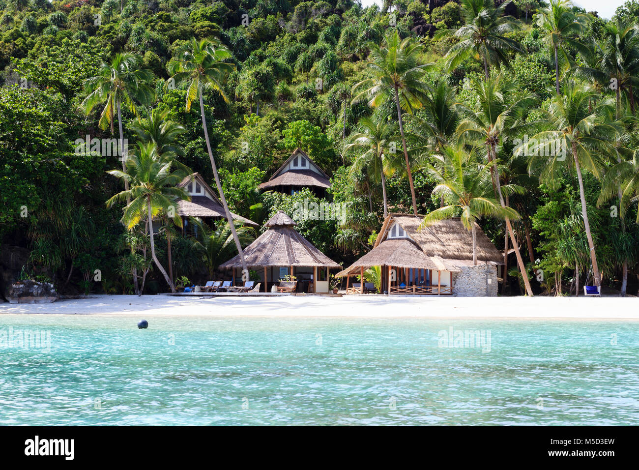 Misool Eco Resort, South Beach, Raja Ampat, Indonesia Foto Stock