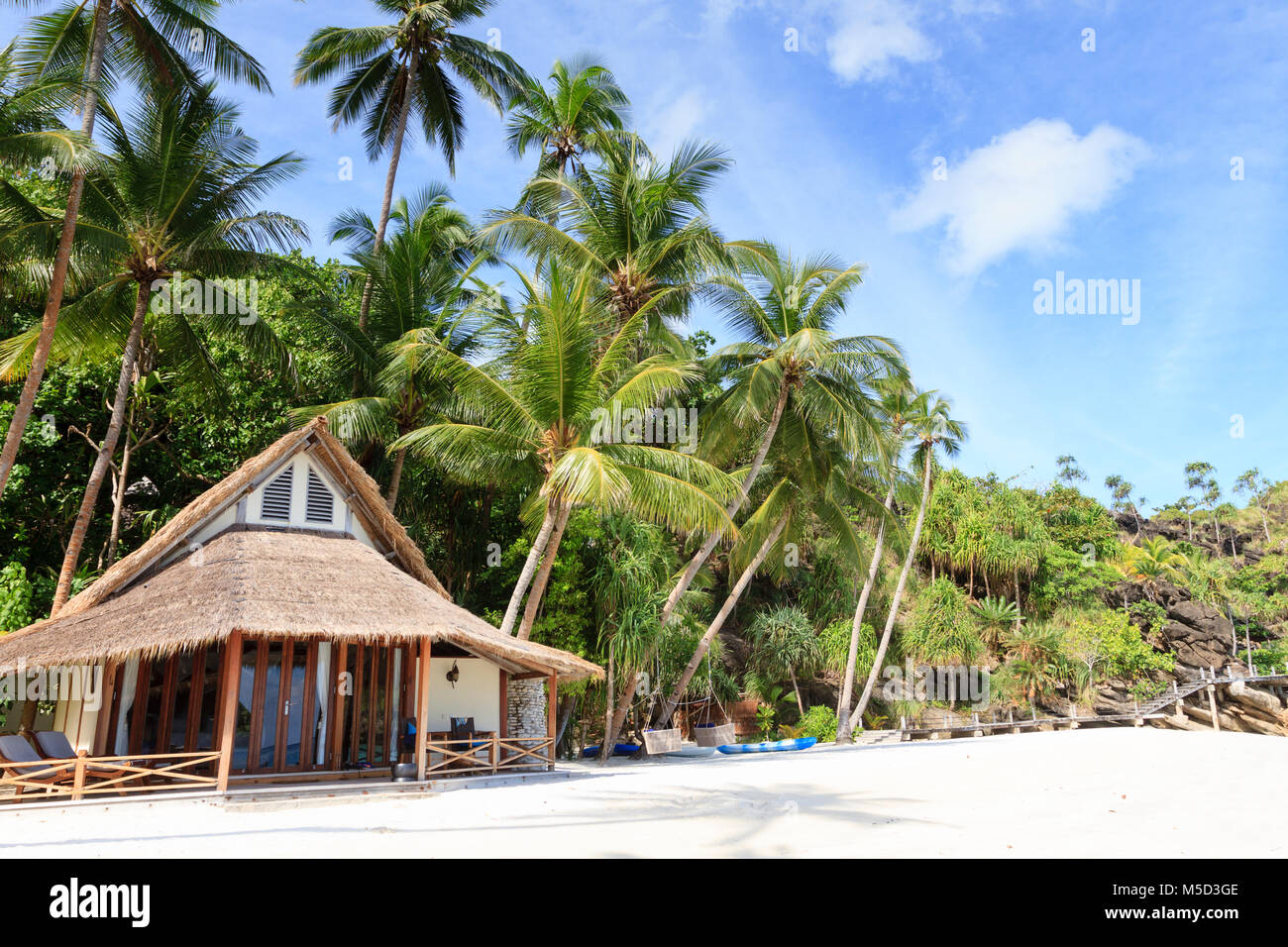 Misool Eco Resort, South Beach, Raja Ampat, Indonesia Foto Stock