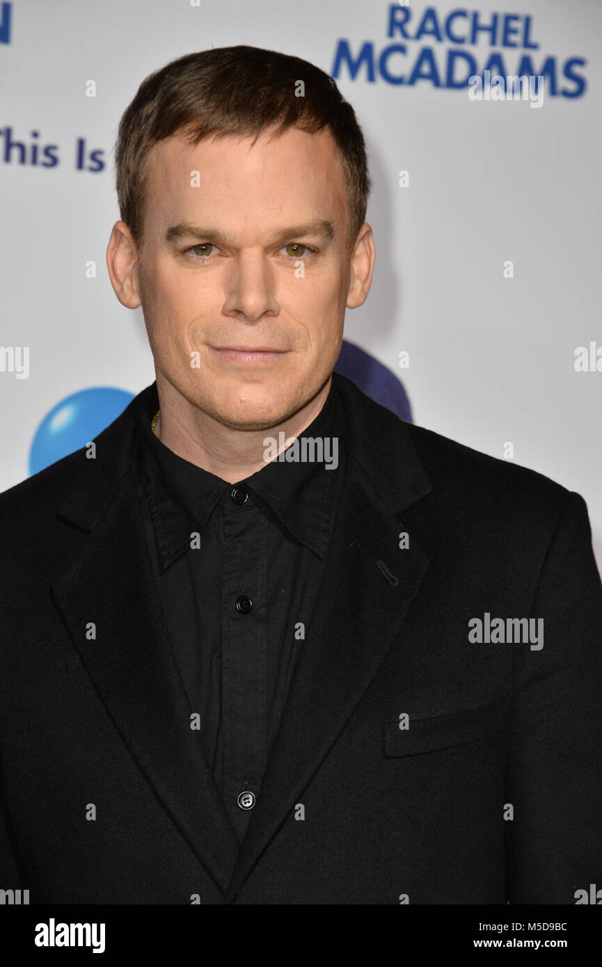 LOS ANGELES, CA. Febbraio 21, 2018: Michael C. Hall alla premiere di 'Gioco notte' a TCL Teatro Cinese Immagine: Sarah Stewart Foto Stock