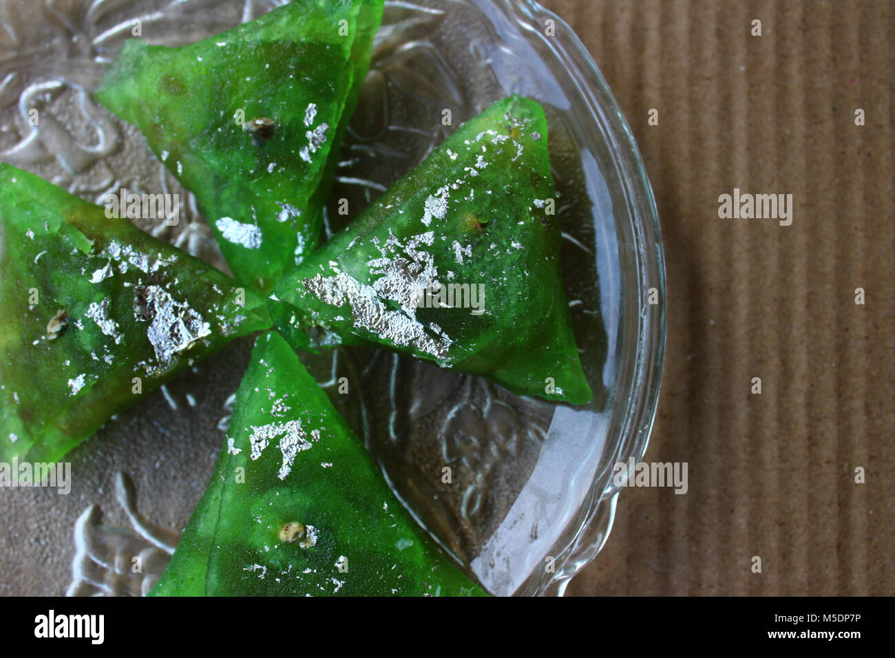 Paan petha da Agra, Uttar Pradesh, India Foto Stock