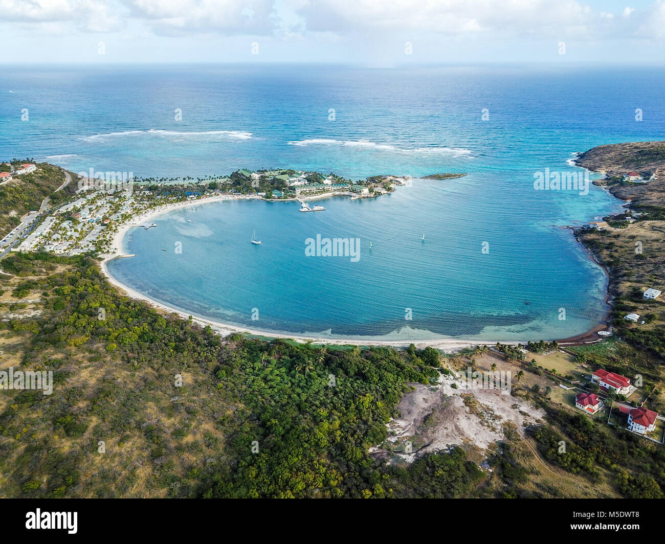 Mamora Bay, Antigua Foto Stock