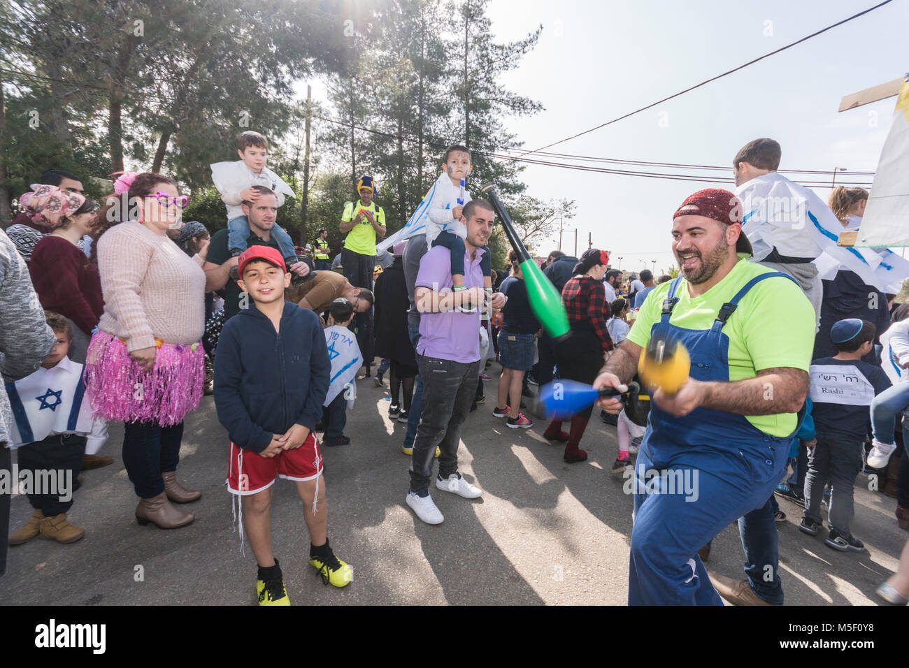 Elkana, Israele. Il 23 febbraio, 2018. Credito: Yagil Henkin/Alamy Live News Foto Stock