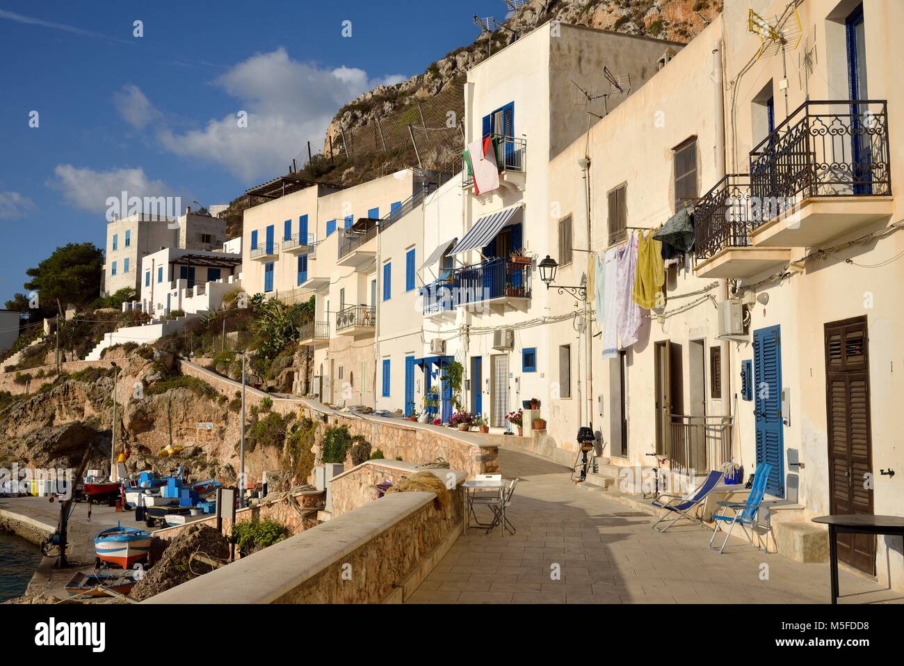 Levanzo Isole Egadi, Sicilia, Italia Foto Stock