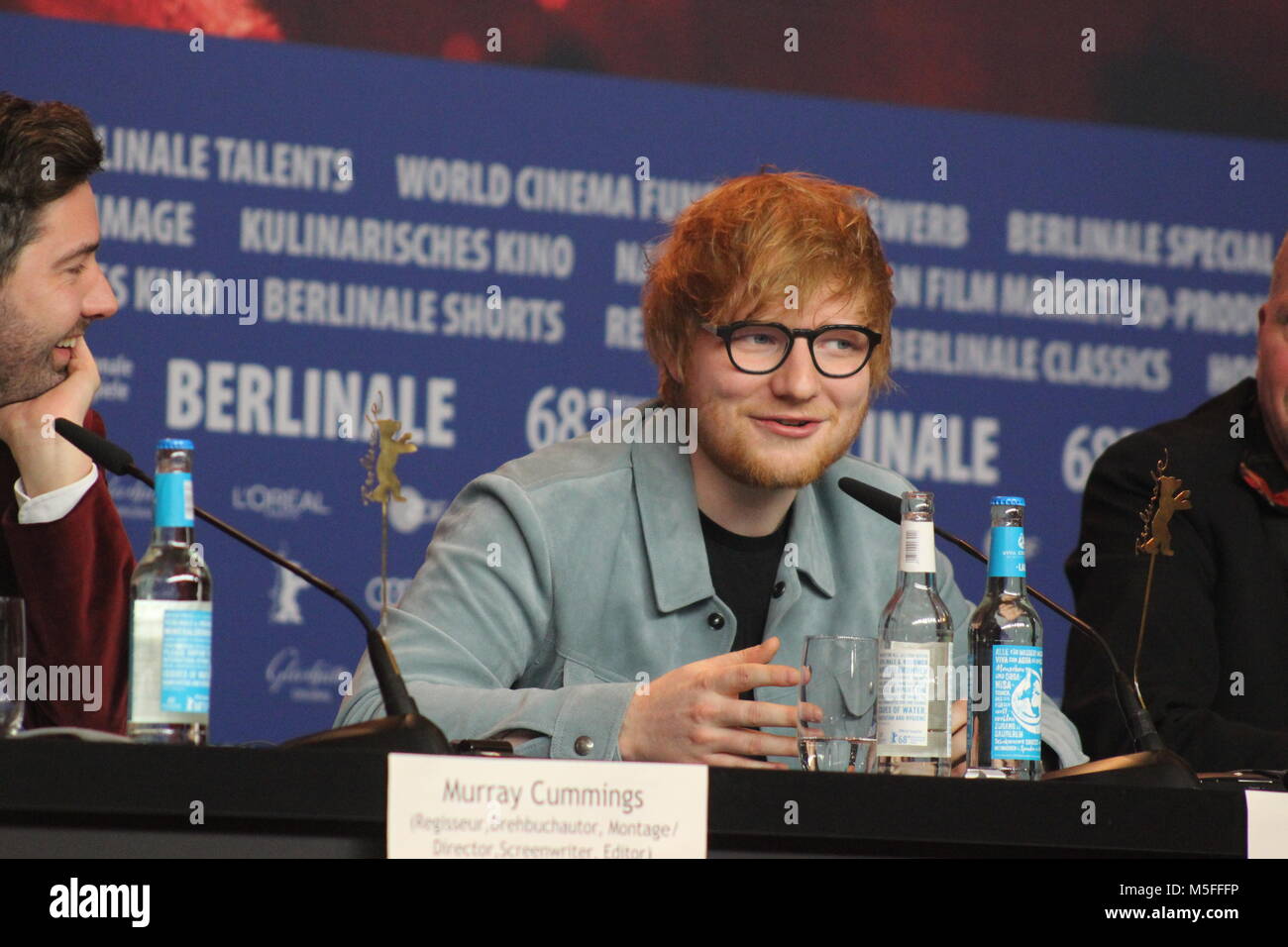 Berlino, Germania. 23 Febbraio, 2018. Conferenza stampa presso il Grand Hyatt Hotel di Berlino/Germania per " il cantautore" dalla 68Berlinale. ed sheeran Foto Stock