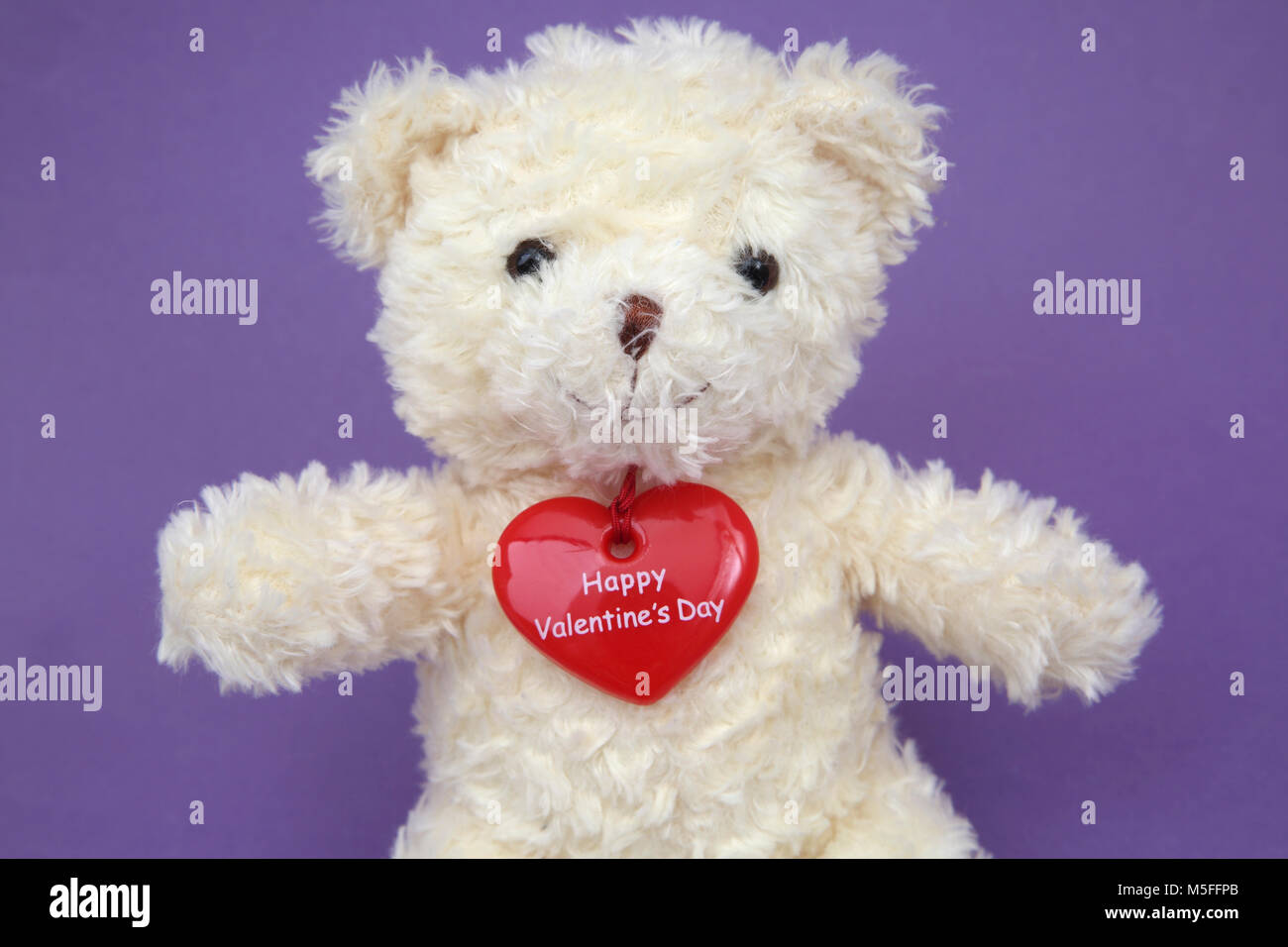 Buon San Valentino Orsacchiotto Foto Stock