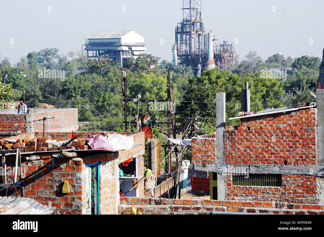 Fabbrica, Bhopal, Madhya Pradesh, India, Asia Foto Stock