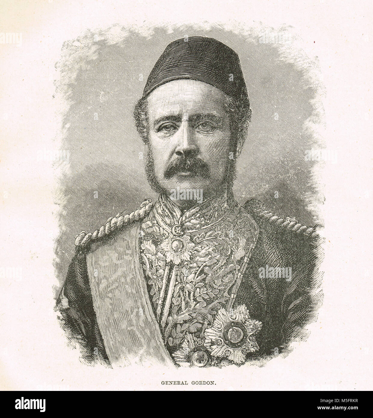 Gordon generale di Khartoum (1833-1885) Foto Stock