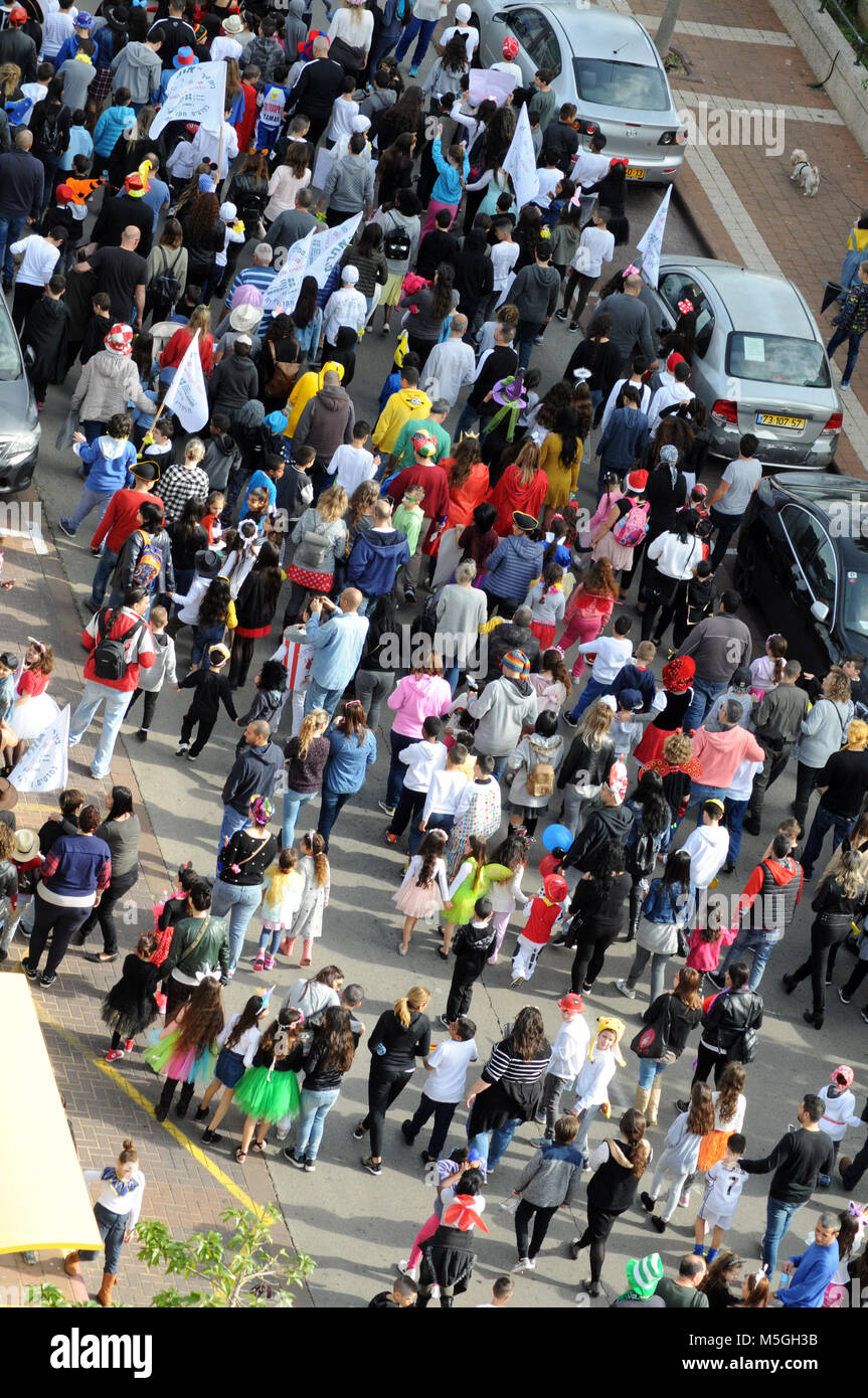 Purim holiday festival - Israele Foto Stock