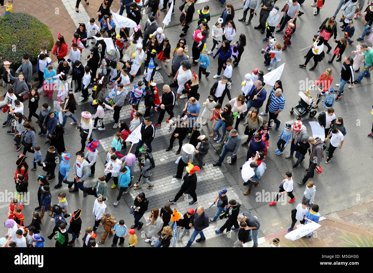 Purim holiday festival - Israele Foto Stock