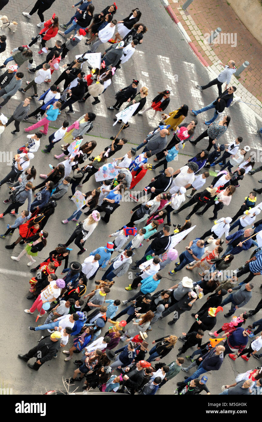 Purim holiday festival - Israele Foto Stock