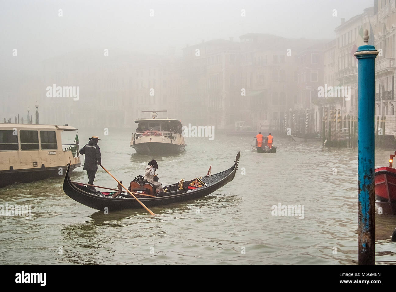 Grand Canal, Venezia, Italia Foto Stock