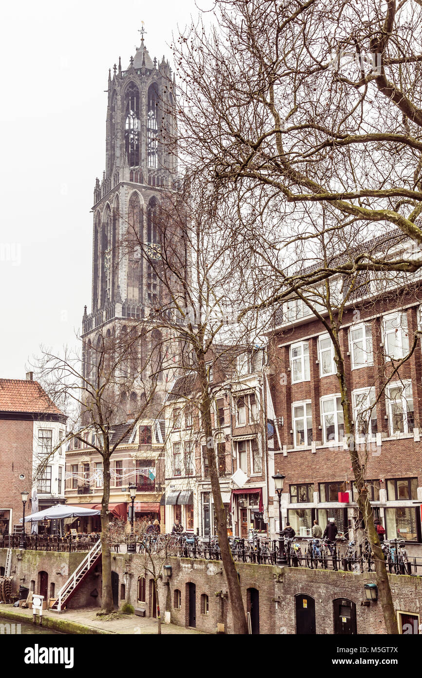 Cattedrale di Utrecht nei Paesi Bassi Foto Stock