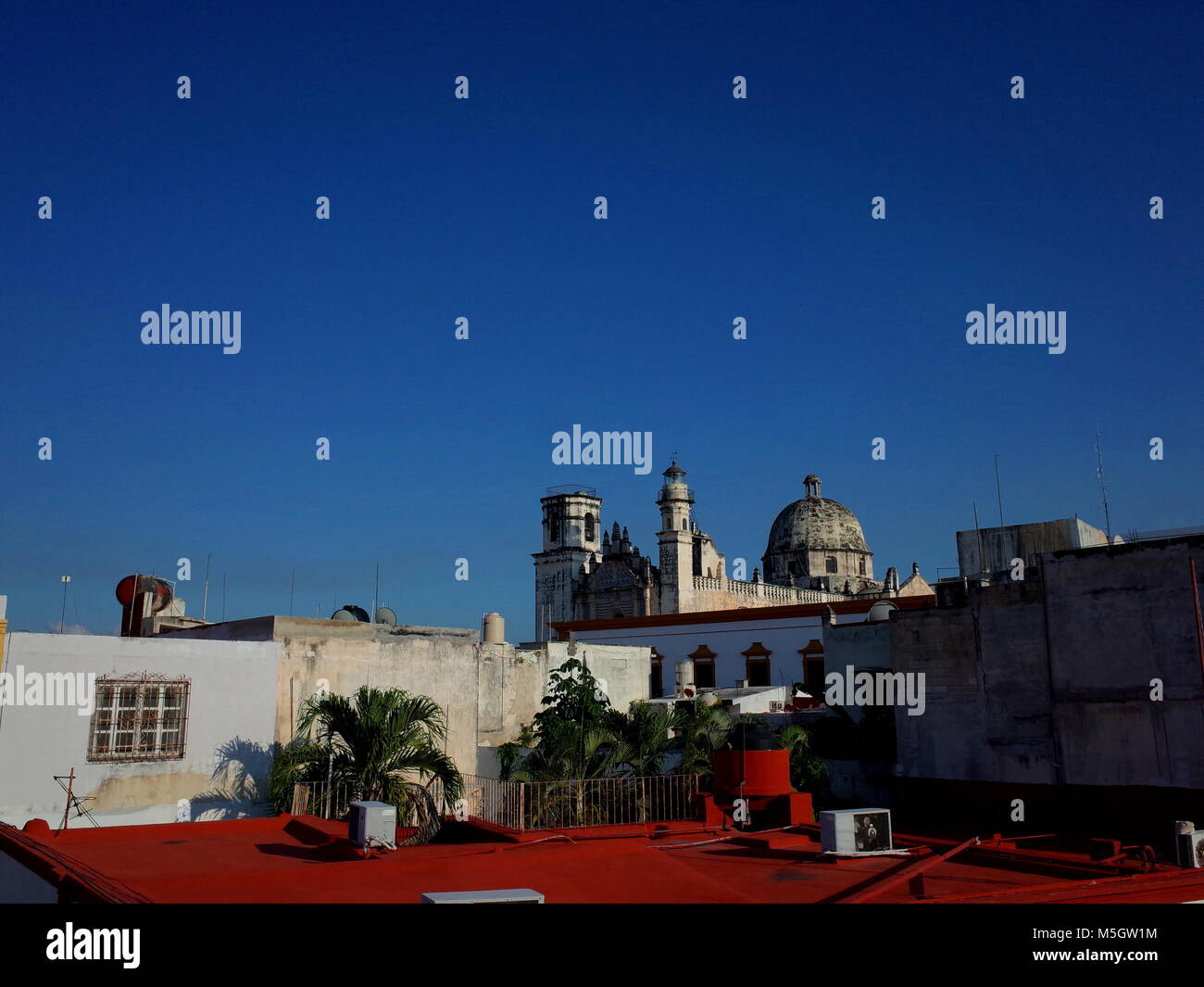 L'Ex Templo de San Jose nella città murata di Campeche in Messico Foto Stock