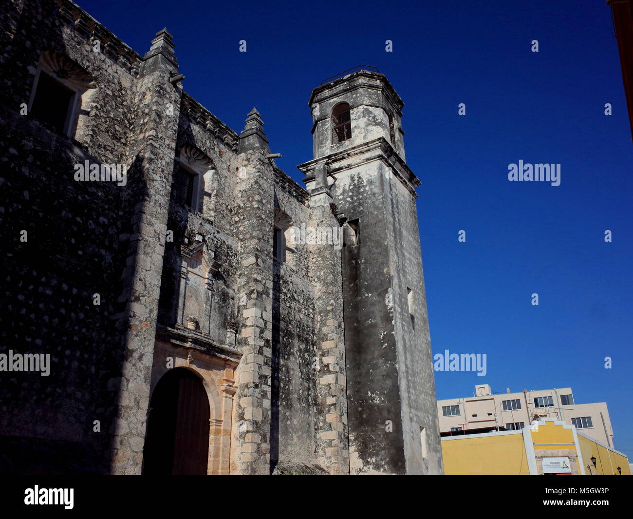 L'Ex Templo de San Jose nella città murata di Campeche in Messico Foto Stock