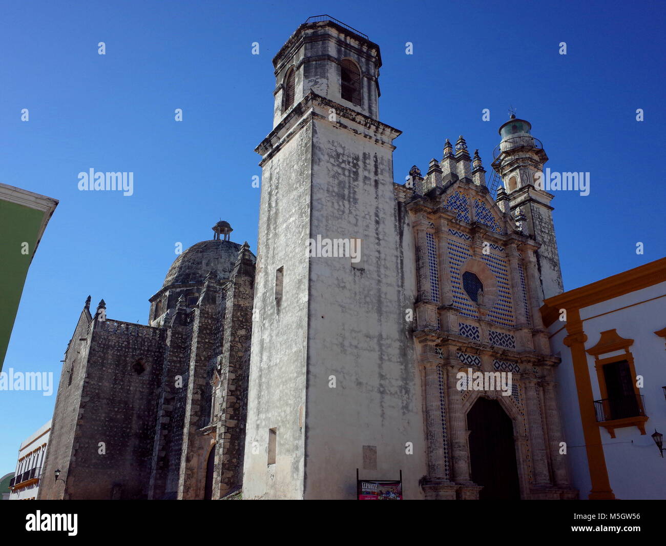 L'Ex Templo de San Jose nella città murata di Campeche in Messico Foto Stock