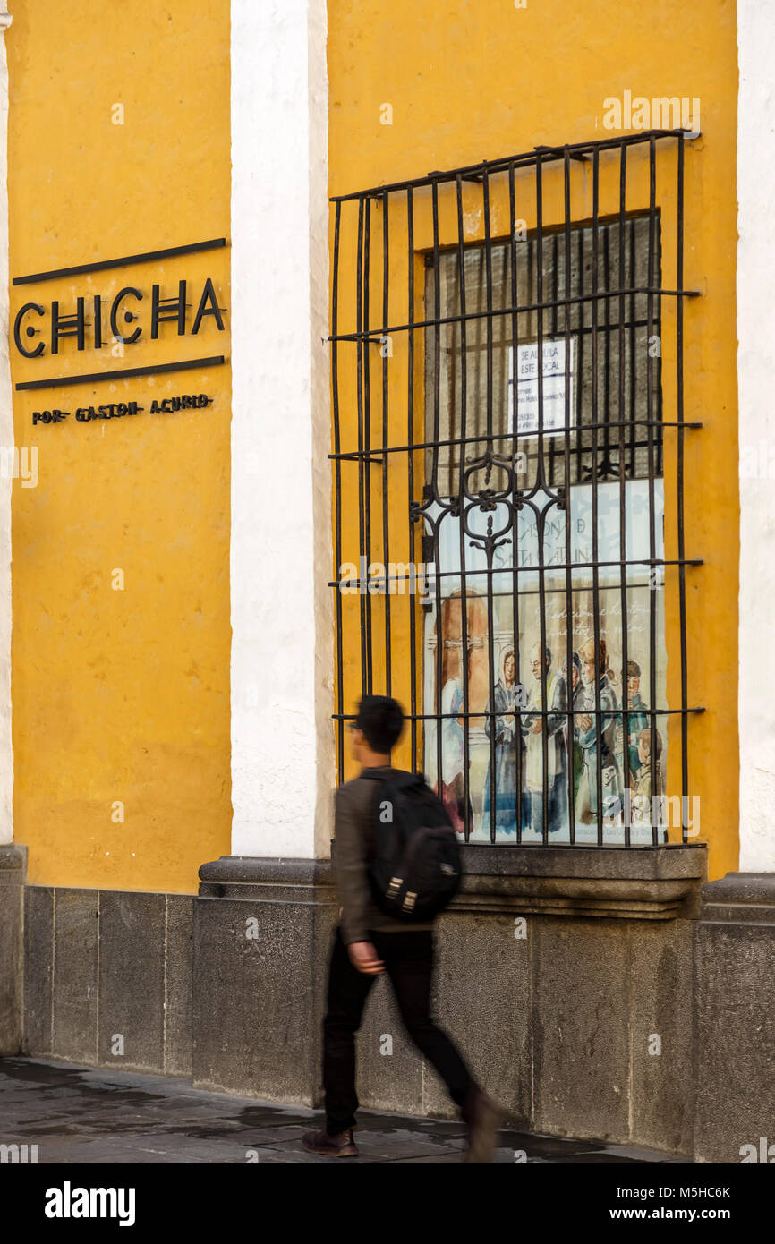 Chicha Ristorante da Gaston Acurio, Arequipa, Perù Foto Stock